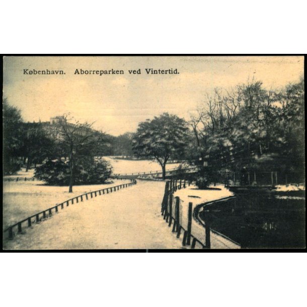 Kbenhavn - Aborreparken ved Vintertid - u/n