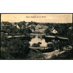 Askov H�jskole set fra Kirken - W.K.F. 3811 - Brugt