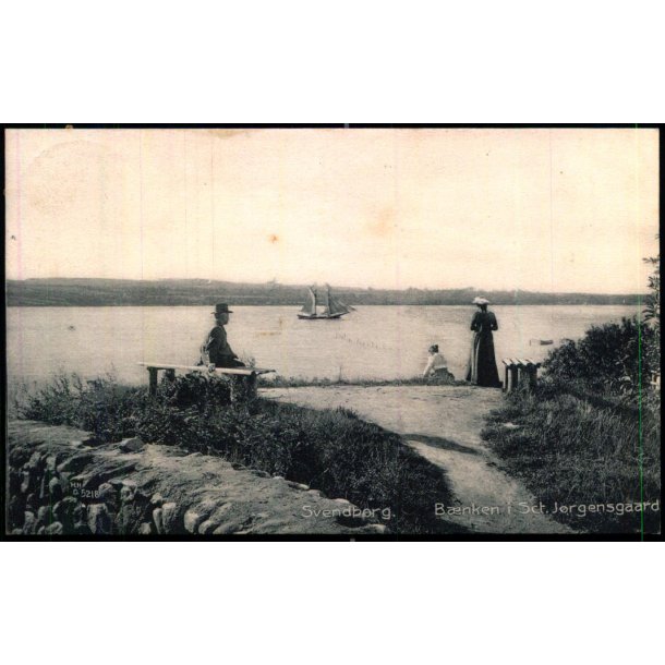 Svendborg - Bnken i Sct. Jrgensgaard - H.H.O. 5218 - Brugt
