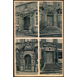 Tondern - Alte Haust�ren - J.A. B�dewadt 1909 - Ubrugt - Limrest !