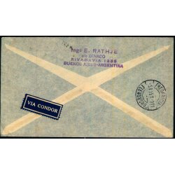 Luftpost Brev fra Argentina til Danmark - 31 - 7 - 35