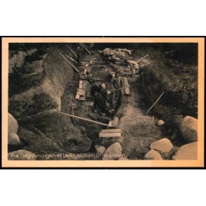 Fra Udgravningen af Ladbyskibet (En Hverdag) - Eneret 74842 - Ubrugt