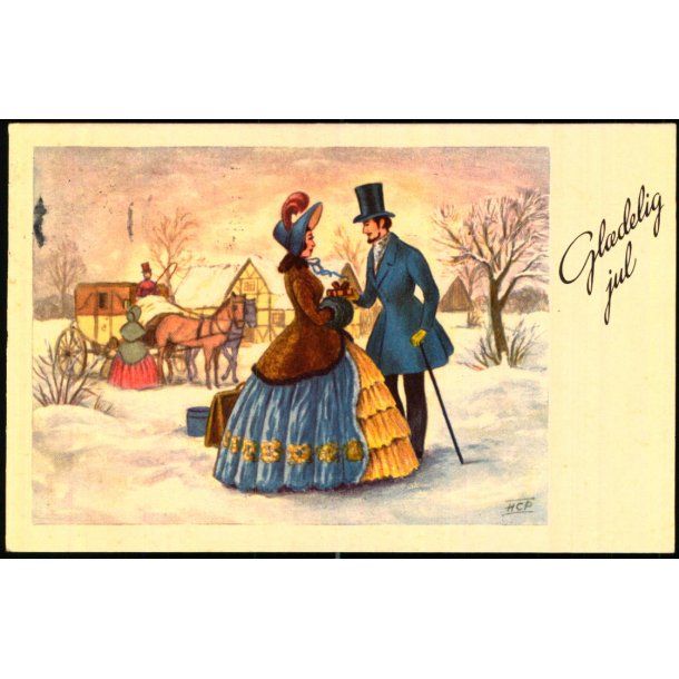 Hans Christian Petersen - Gldelig jul - Serie 98 - Brugt