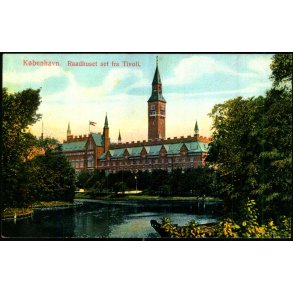 Kbenhavn - Raadhuset set fra Tivoli - Alex Vincent 15 - Ubrugt