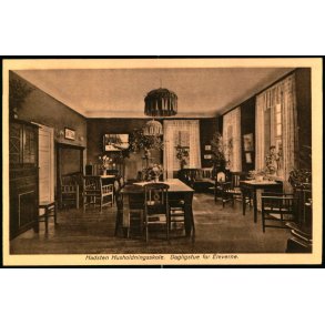 Hadsten Husholdningsskole - Dagligstue for Eleverne -  Chr. Petersens Kunstforlag 4 - Ubrugt