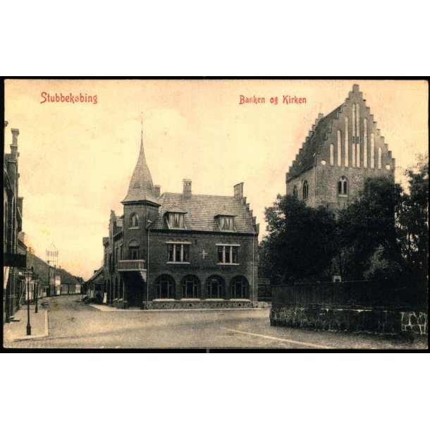 Stubbek�bing - Banken og Kirken  - W.K.F. 2022 - Ubrugt