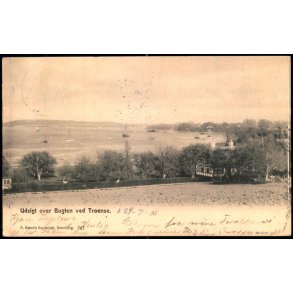 Udsigt over Bugten ved Troense - P. Brandts Bogh. 707 - Brugt