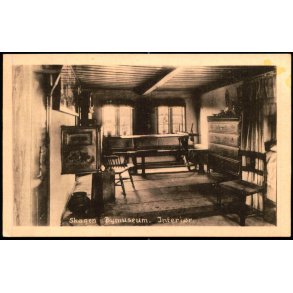 Skagen Bymuseum - Interi�r  - Alfred Hansen u/n - Ubrugt - Limrest !