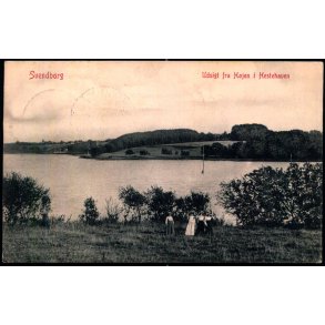 Svendborg - Udsigt fra Hjen i Hestehaven - W.K.F. 1050 - Brugt