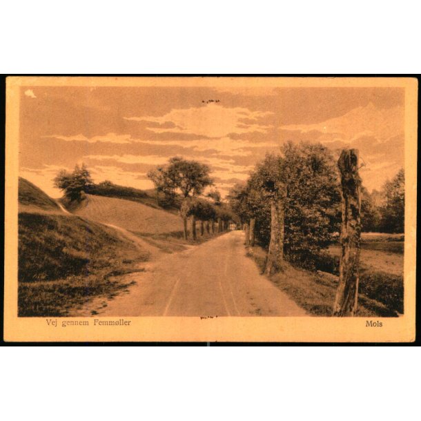 Mols - Vej gennem Femm�ller - Ebeltoft Bogh. 1013 - Ubrugt