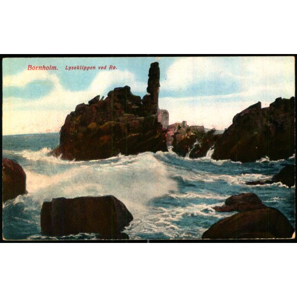 Bornholm - Lyseklippen ved R - Alex Vincent 702 - Ubrugt