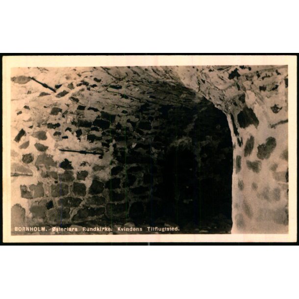 Bornholm - sterlars Rundkirke - Kvindens Tilflugtssted - Colbergs Bogh. 3325 - Ubrugt