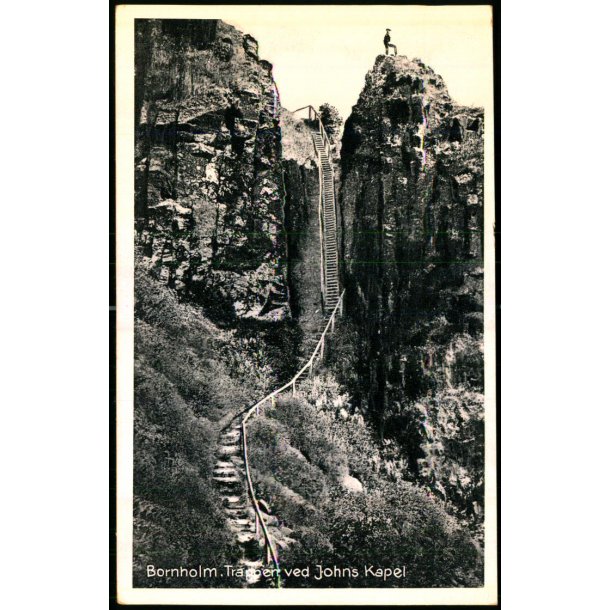 Bornholm - Trappen ved Johns Kapel - Frits Srensen 9 - Ubrugt