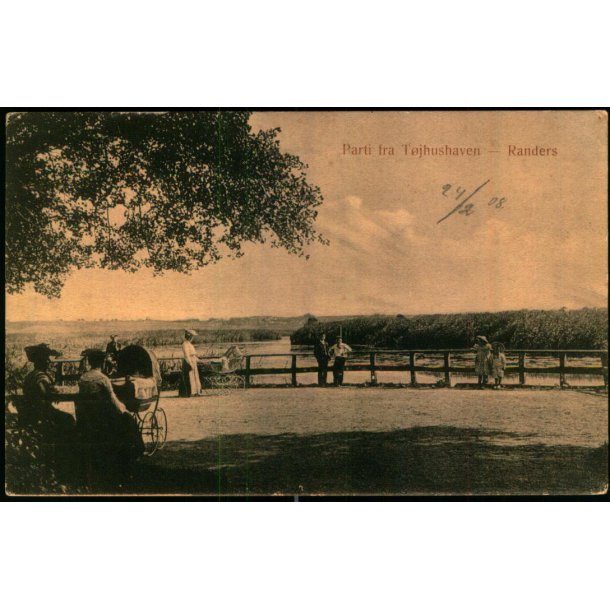 Randers - Parti fra T�jhushaven - J.M.J.  161 - Brugt