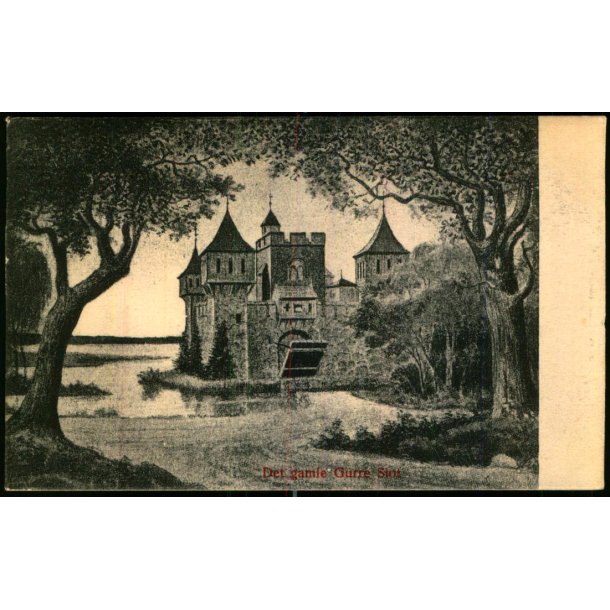Det gamle Gurre Slot - J,M,, 582 - Brugt