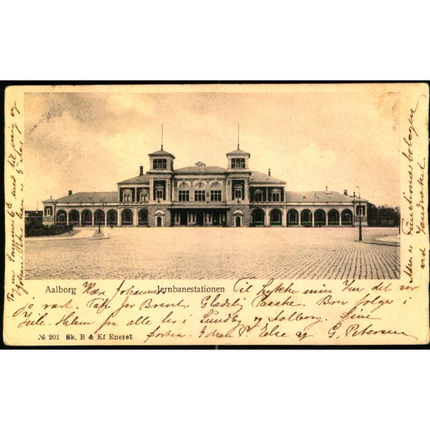 Aalborg - Jernbanestationen - Sk.B. &amp; Kf. 201