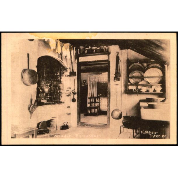 Skagen Bymuseum - K�kken - Interi�r  - Alfred Hansen u/n - Ubrugt - Limrest !
