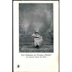 Zum Andenkenken an Prinzess "Marthe" die kleinste Dame der Welt - u/n - Ubrugt - Knk !