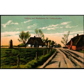 Gallehus med Mindestenene for Guldhornfundene - C.C. Bielh 3238 - Ubrugt