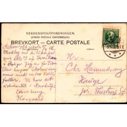 Askov H�jskole set fra Kirken - u/n - Brugt