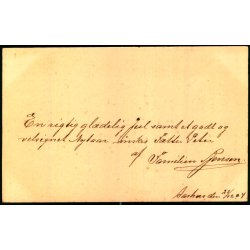 Aarhus - Kartonkort - 23 - 12 - 04 - Ubrugt