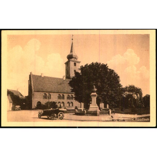 Nyk�bing F. - Kirken og det gamle Raadhus - Stender N. 71 - Ubrugt
