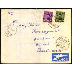 Luftpost Brev fra Egypten til Danmark  12 - ? - 64