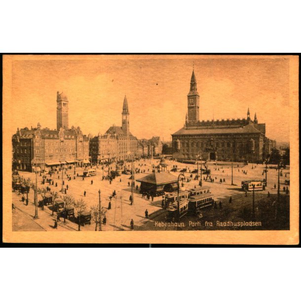 Kbenhavn -  Parti fra Raadhuspladsen - Stender K. 43
