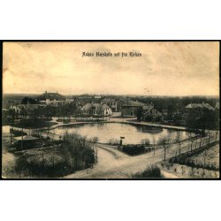 Askov H�jskole set fra Kirken - u/n - Brugt