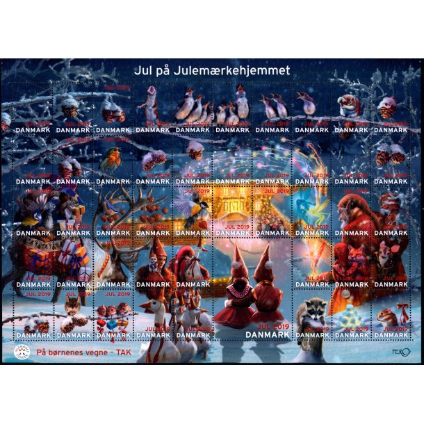  Danmark julemrkeark 2019 - POSTFRISK
