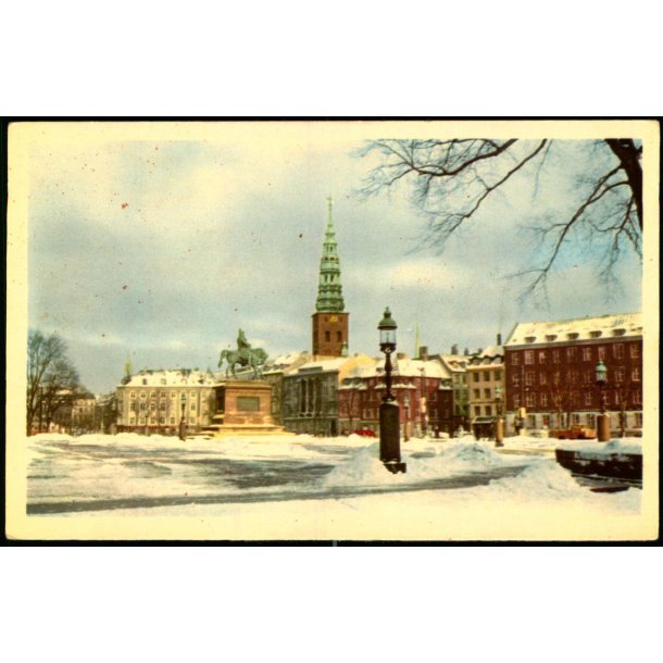 K�benhavn - Pladsen foran Christiansborg - K. Witt-M�ller Serie 3188
