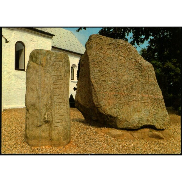 Jelling - Runestenen med det �ldste Christusbillede i Norden - Stender 149 717 067 - Ubrugt