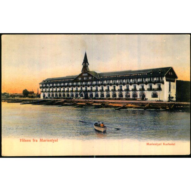 Hilsen fra Marienlyst - Marienlyst Kurhotel - J.M. 354 - Ubrugt