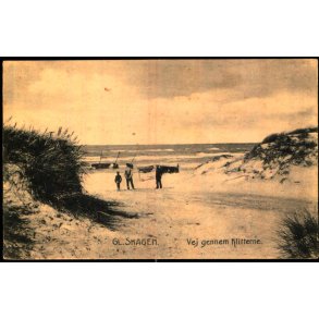 Gl. Skagen - Vej gennem Klitterne - Schjelde 5272 - Ubrugt