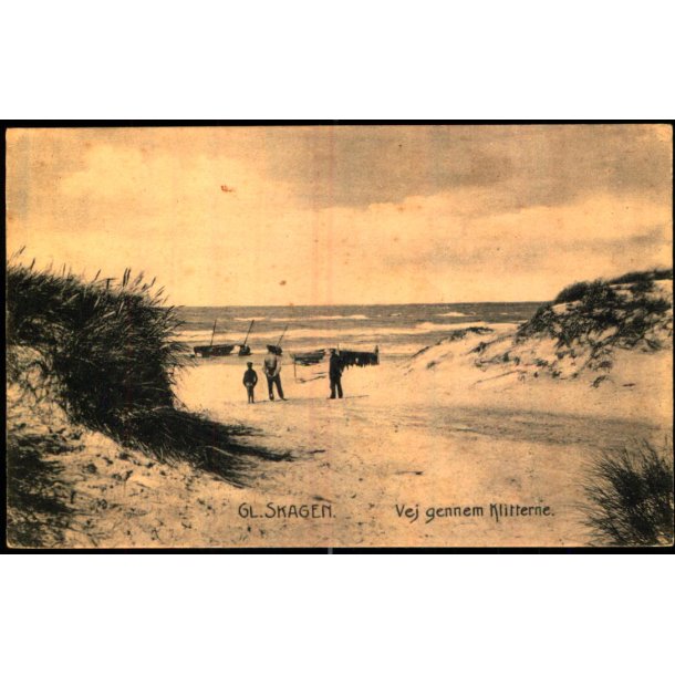 Gl. Skagen - Vej gennem Klitterne - Schjelde 5272 - Ubrugt