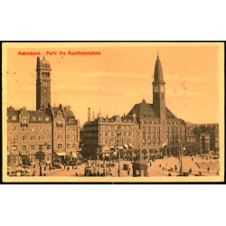 Kbenhavn -  Parti fra Raadhuspladsen - Stender 39921