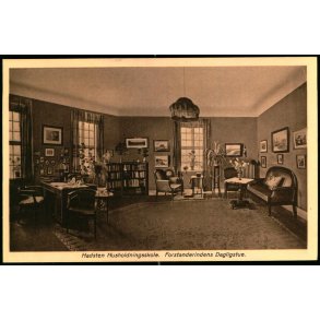 Hadsten Husholdningsskole - Forstanderindens Dagligstue -  Chr. Petersens Kunstforlag 12 - Ubrugt