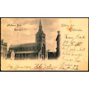 Hilsen fra Odense - Sct. Knuds-Kirke - u/n - Brugt