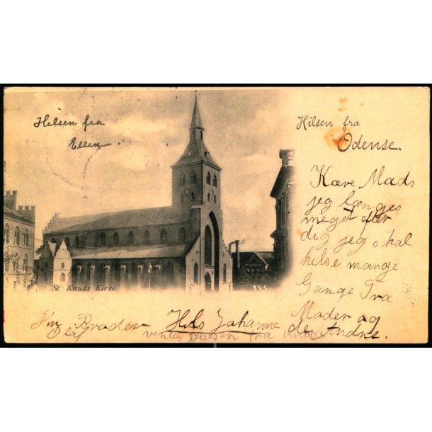 Hilsen fra Odense - Sct. Knuds-Kirke - u/n - Brugt