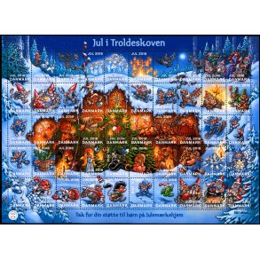 Danmark julemrkeark 2018 - POSTFRISK