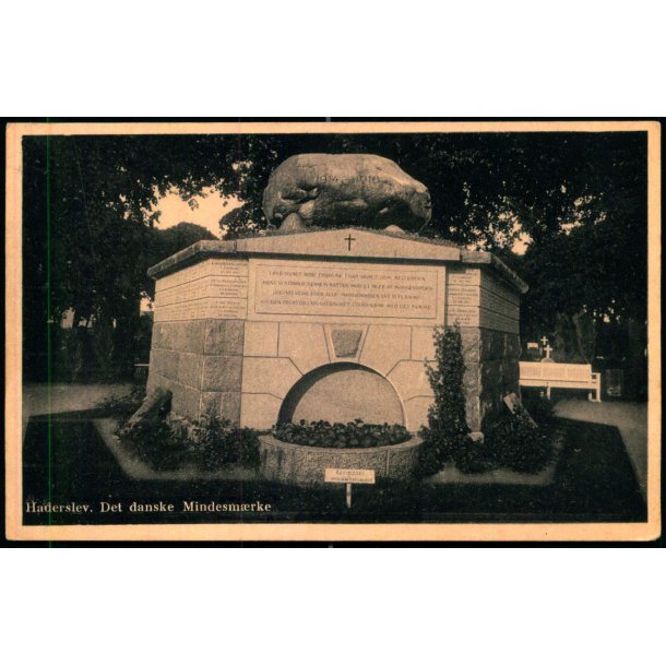 Haderslev - Det danske Mindesm�rke - Chl. Sundb�ll 782 - Ubrugt