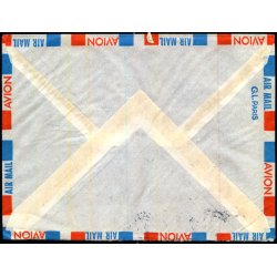 Luftpost Brev fra Frankrig til Syd Afrika - Efterporto T 0,12  - 17 - 2 - 65