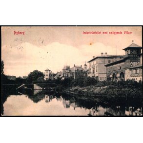 Nyborg - Industrihotellet med omliggende Bygninger - Warburgs Forlag 3742 - Brugt