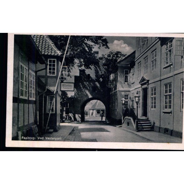 Faaborg - Ved Vesterport - Ole Bagers Bogh.  67020 - Ubrugt