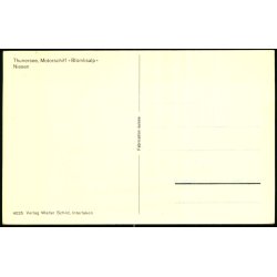 Motorschiff "BL&Uuml;MLISALP" - Walter Schild 4025 - Ubrugt 