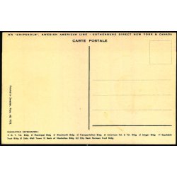 M/S GRIPSHOLM - Swedish American Line - u/n - Ubrugt