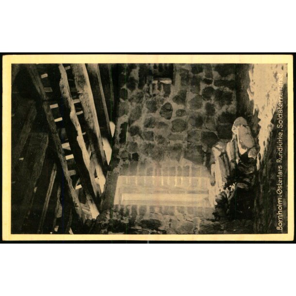 Bornholm - sterlars Rundkirke - Soldaterrummet - Colbergs Bogh. 3324 - Ubrugt