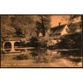 Broen ved Arres�dal - A. Jensens Bogh. 44712 - Ubrugt