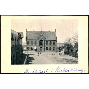 Raadhuset i Stubbek�bing - Cartonkort u/n - Ubrugt