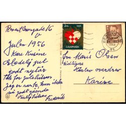1956 p Postkort